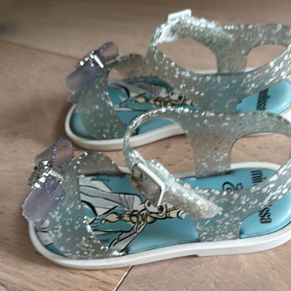 Mini Melissa Sparkly Frozen Sandals - Picture 3 of 4